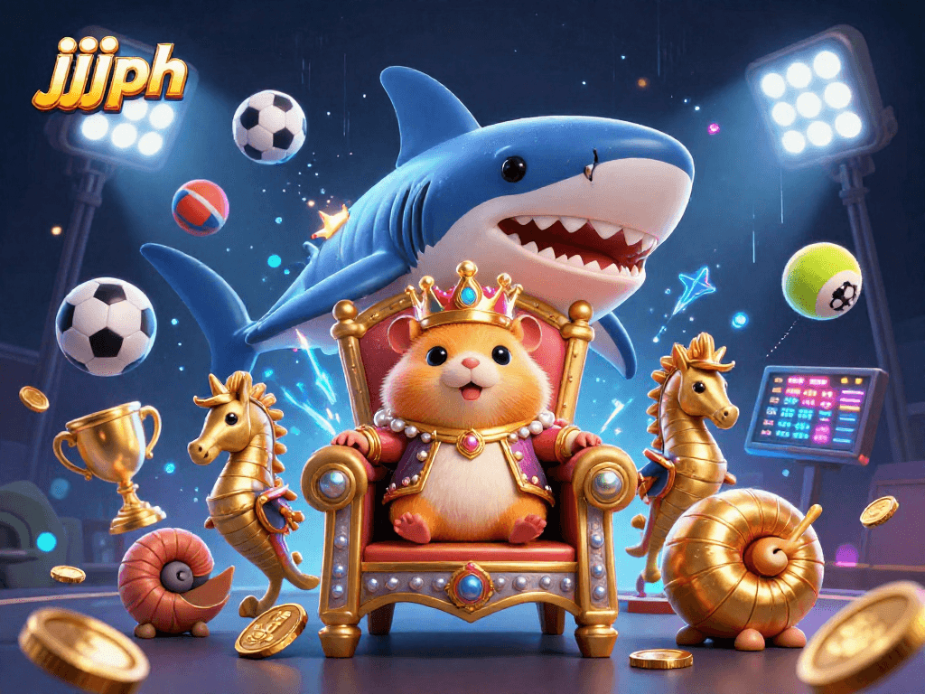 Ang jjjph ay nagbibigay ng kakaibang karanasan sa pagsusugal kasama ang isang matatag na hamster king sa kanyang trono.