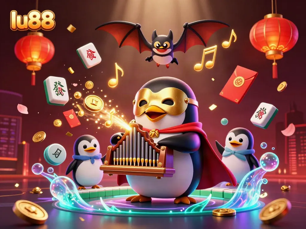 Experience the thrilling world of lu88 with captivating casino elements and golden treasures.