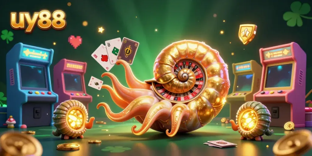 Experience exciting gameplay at uy88 with vibrant casino elements and animated characters.