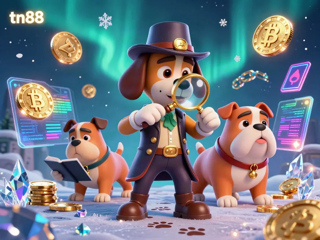 Engage with tn88's thrilling poker adventure featuring a detective bloodhound and his bulldog companion.