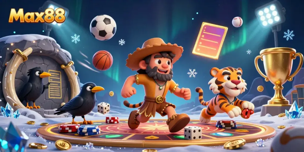 Experience high-stakes gaming at Max88 with thrilling 3D casino action!