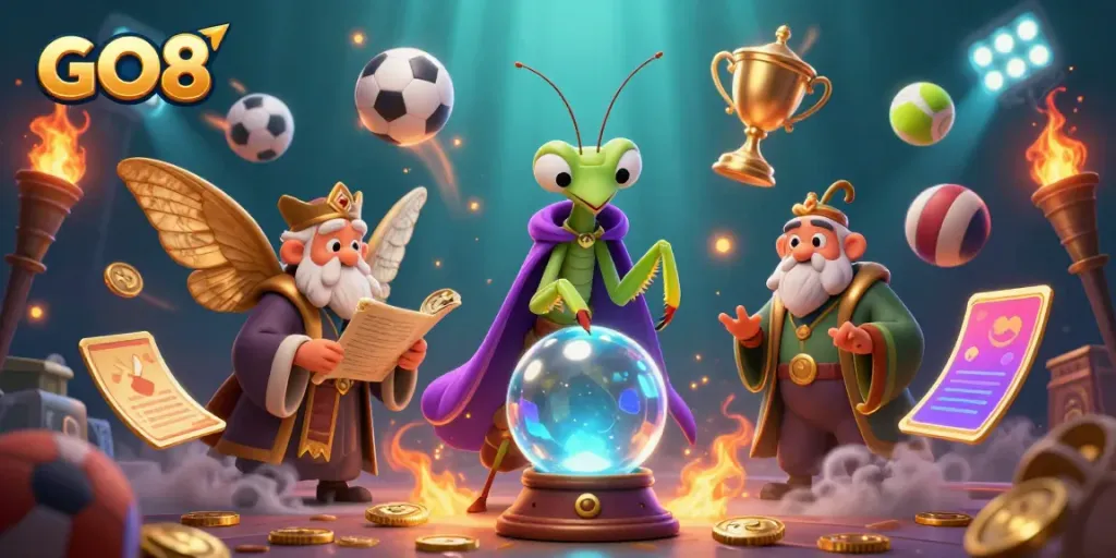 Experience the dynamic gaming world at GO8, with exciting characters amidst rich casino elements.