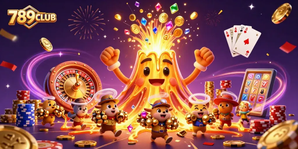 Engage in exhilarating wins with 789CLUB’s adventure-drenched casino illustration.